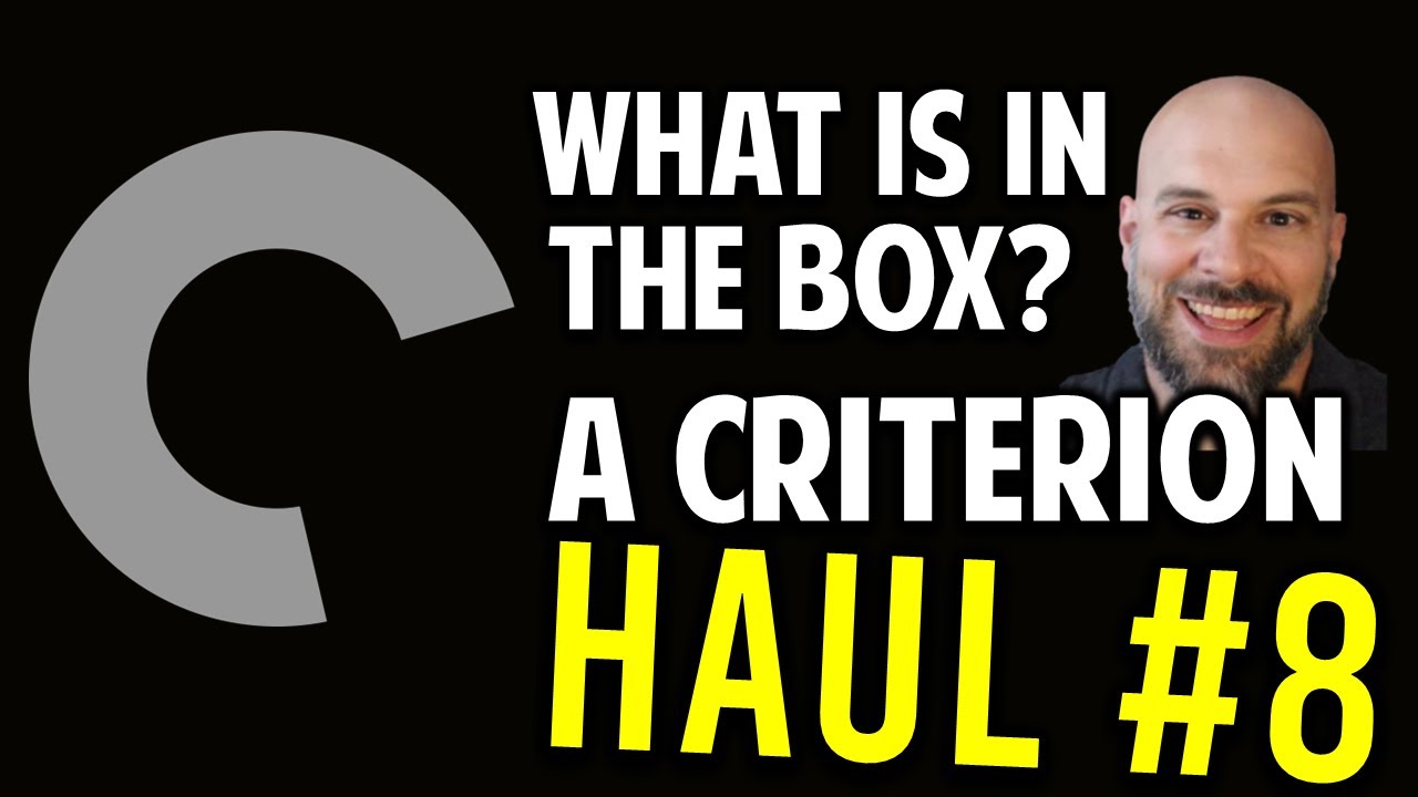 What is in the Box?! -- My Criterion Haul for October 2025