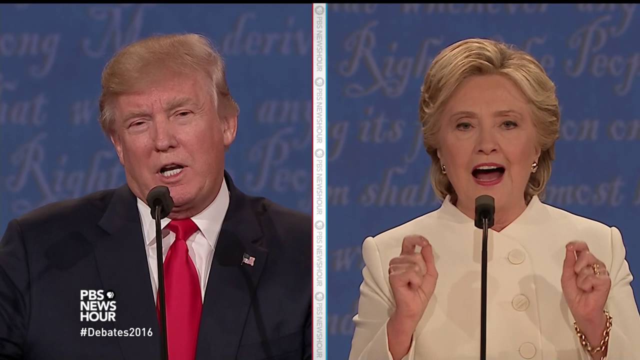 Clinton and Trump talk about Clinton Foundation donation questions