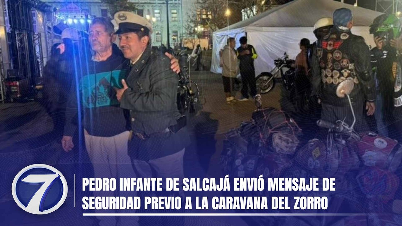 Pedro Infante de Salcajá envía mensaje de seguridad previo a la Caravana del Zorro