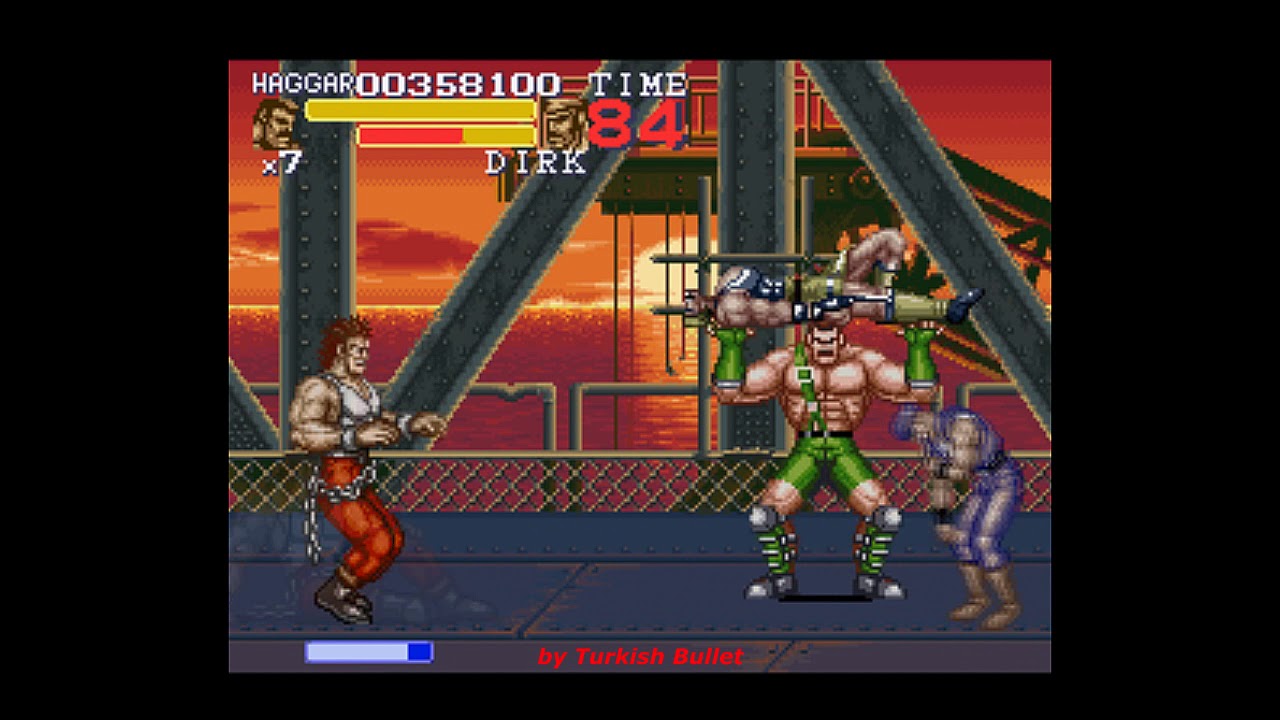 Final Fight Tough (Super Famicom) - (Longplay - Mike Haggar | Expert Difficulty | Good Ending Path)