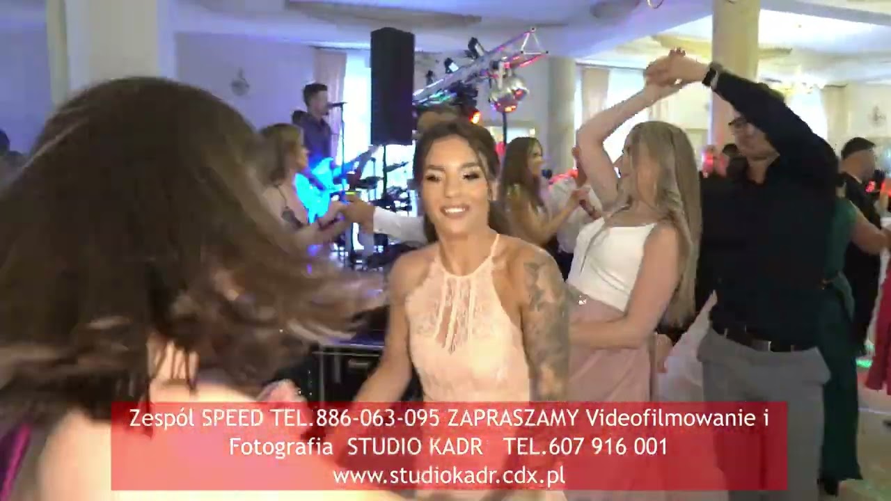 Wystrzałowe Polskie WESELE Paulina i Mateusz, Zespół SPEED 2024. Sala Weselna ,,Nad Stawem