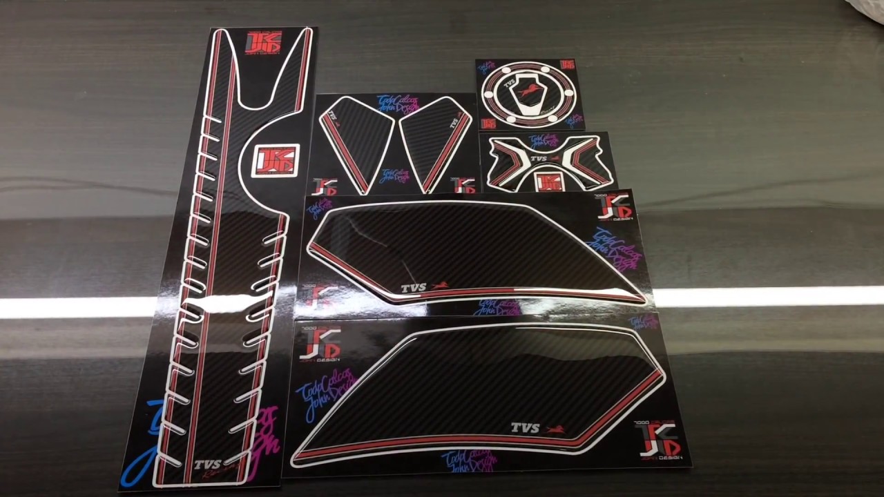 Apache TVS 200 videotutorial instalacion kit 3d