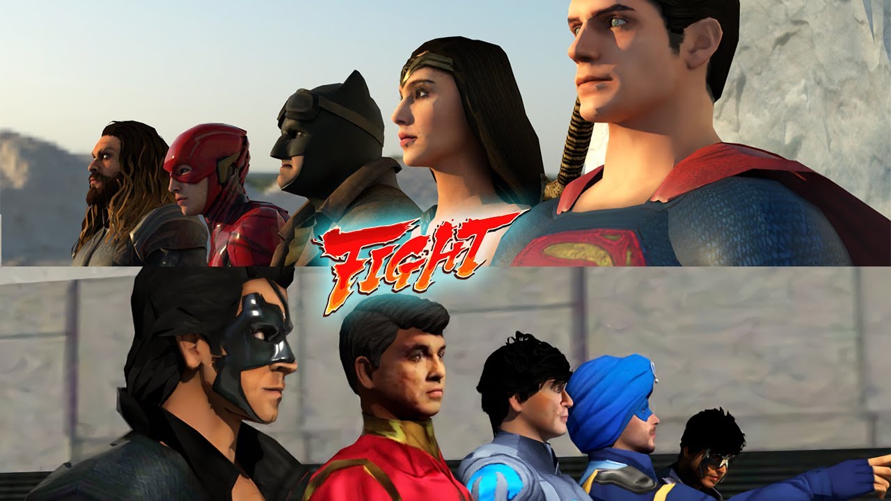 INDIAN SUPERHERO VS JUSTICE LEAGUE - ANIMATION TRAILER( FAN MADE)