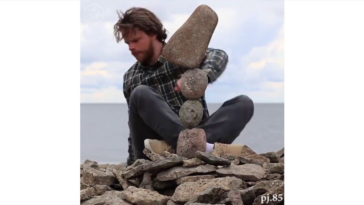 Rock Balancing Land Art by Pontus Jansson