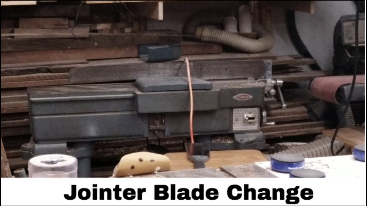 The Process of changing out my Jointer Blades | Tool Maintenance