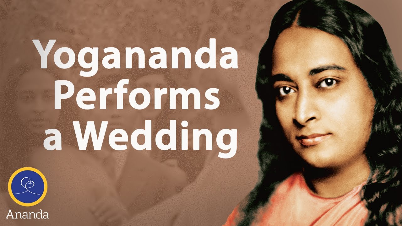 Paramhansa Yogananda Performs Wedding Ceremony