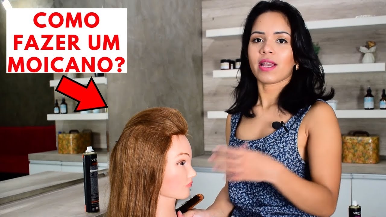 Aprenda a fazer um Moicano Perfeito