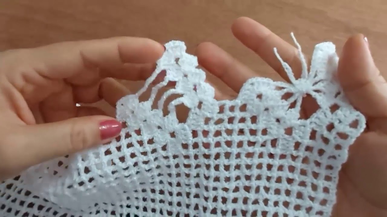 HOW TO KNIT BUTTERFLY BODY // VALANCE FOR CURTAINS, TABLECLOTH