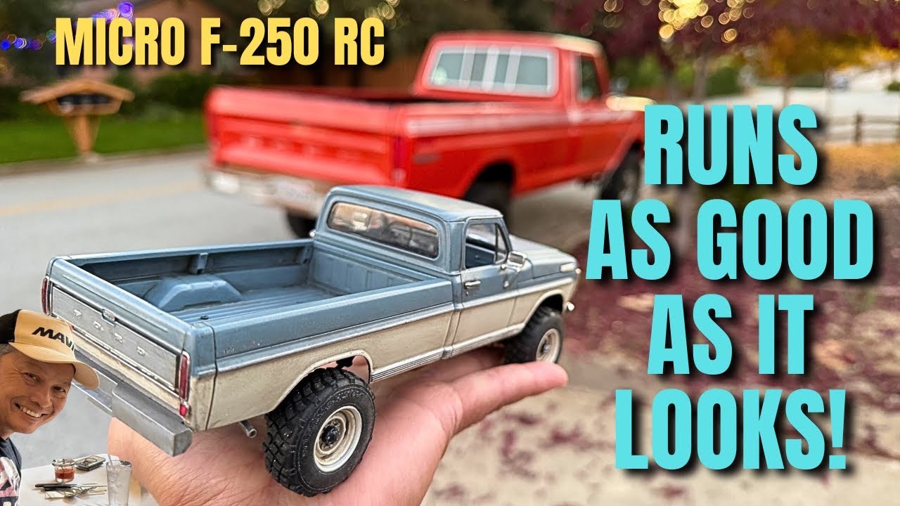 Этот крошечный Ford F-250, возможно, самый красивый радиоуправляемый микрогрузовик! Оцените его х...