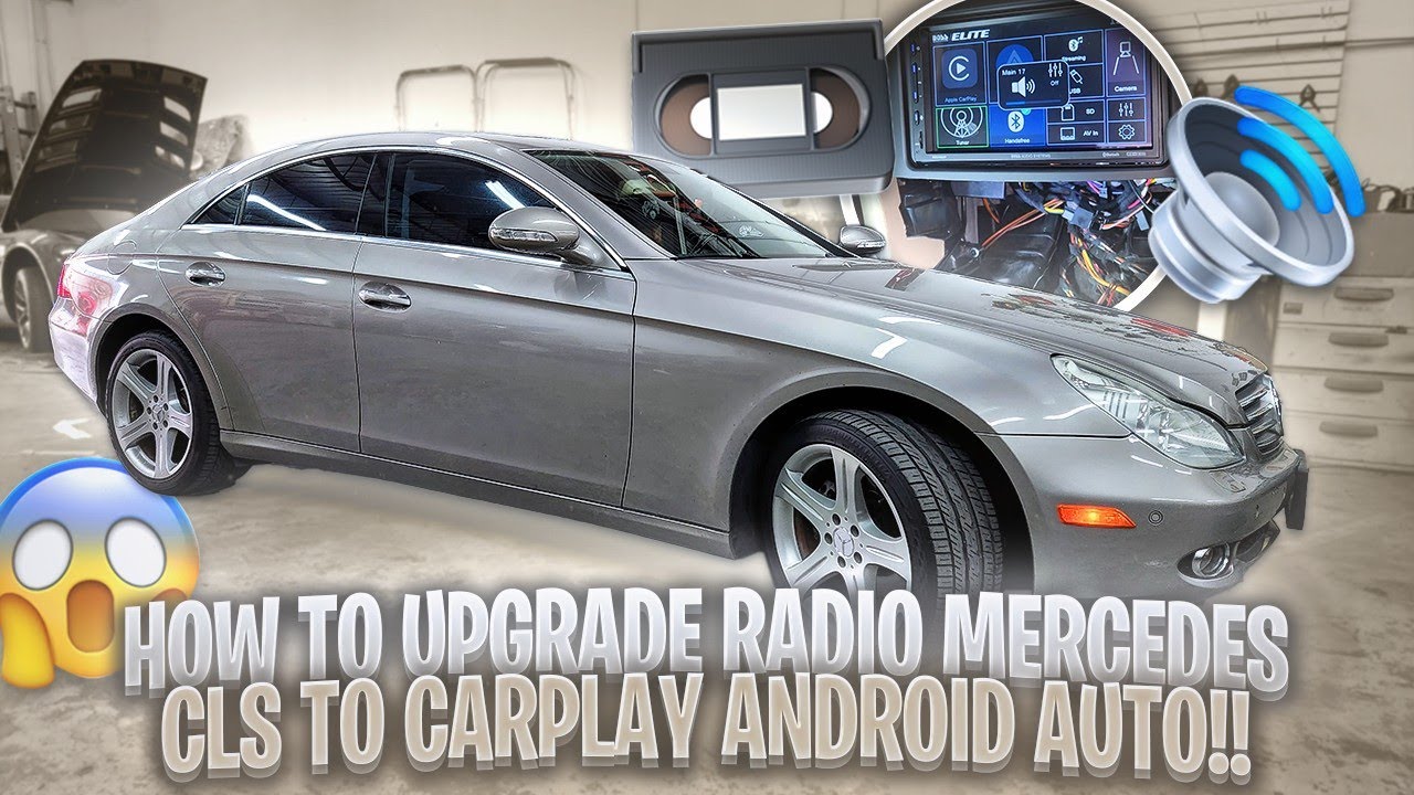 КАК УСТАНОВИТЬ РАДИОСИСТЕМУ MERCEDES CLS 2004–2009 С CAR PLAY И СЕНСОРНЫМ ЭКРАНОМ #mercerdes #cls