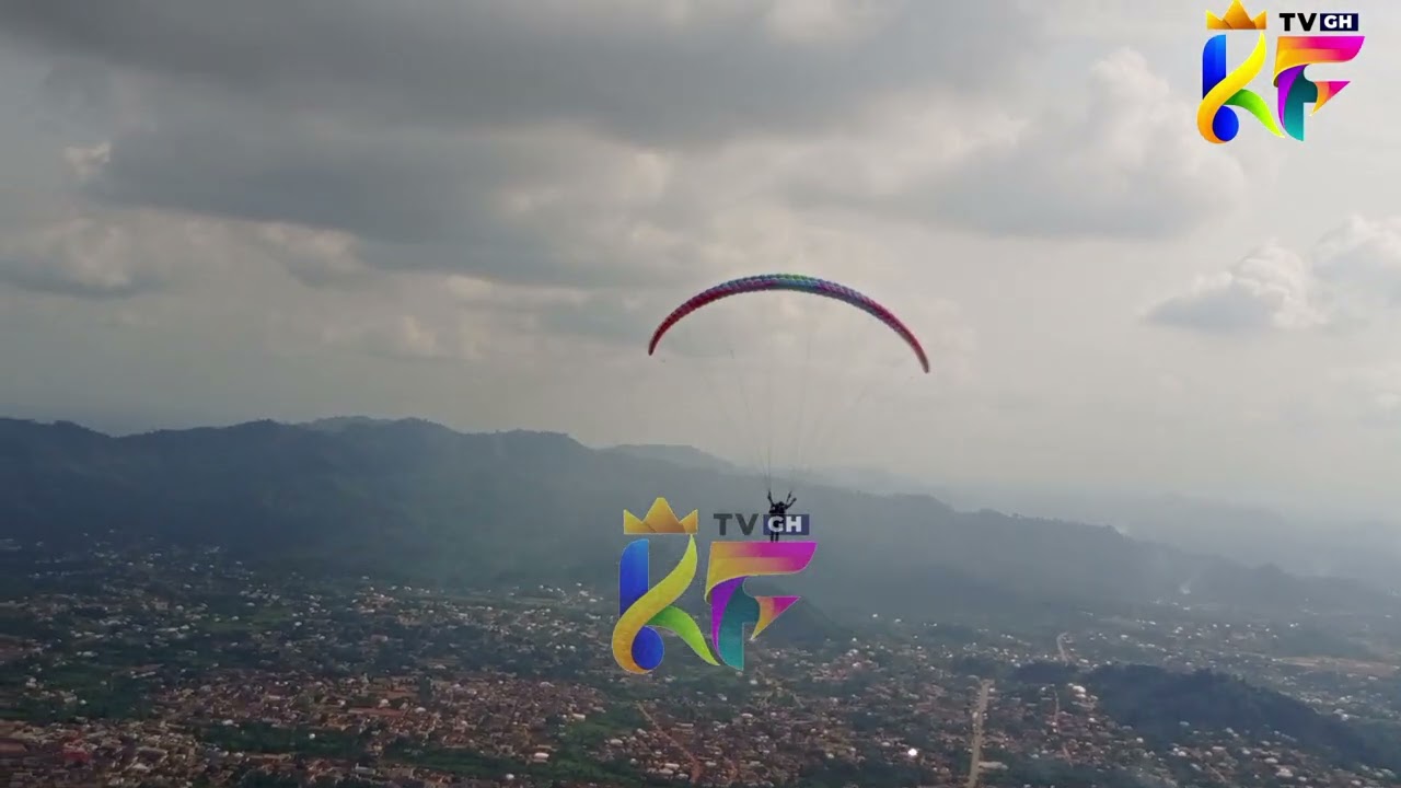 2024 Kwahu easter paragliding festival great scenes @odwenanoma mountain.