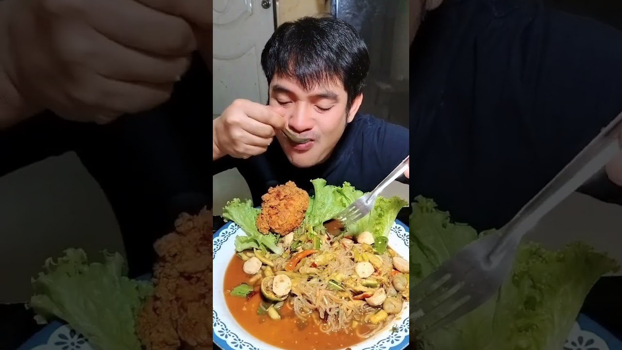 #ตำซั่วเส้นเล็กตำก๋วยเตี๋ยวแซ่บนัวนำกันคับผม