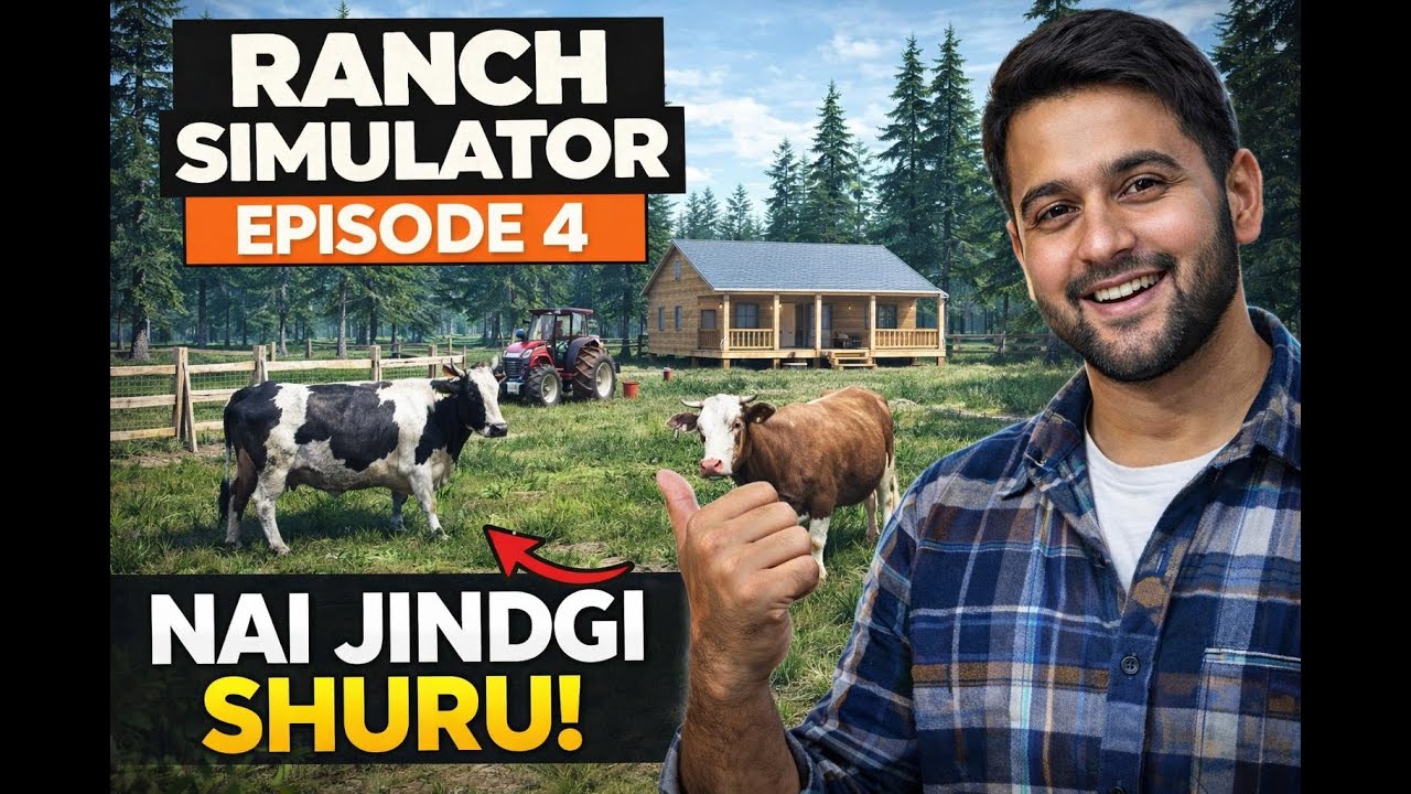 Ranch Simulator Episode 4 – Farming, Animals & Hard Work Continues! 💪