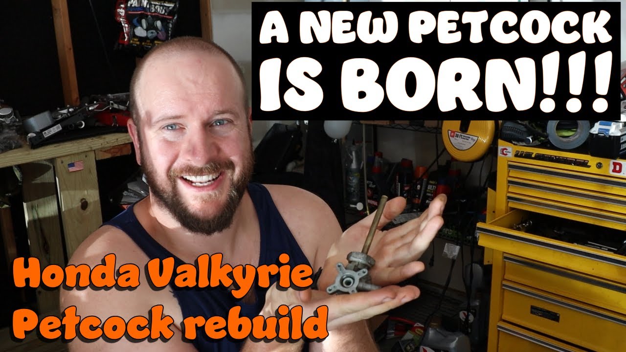 Honda Valkyrie Petcock Rebuild | Motorcycle vacuum petcock rebuild