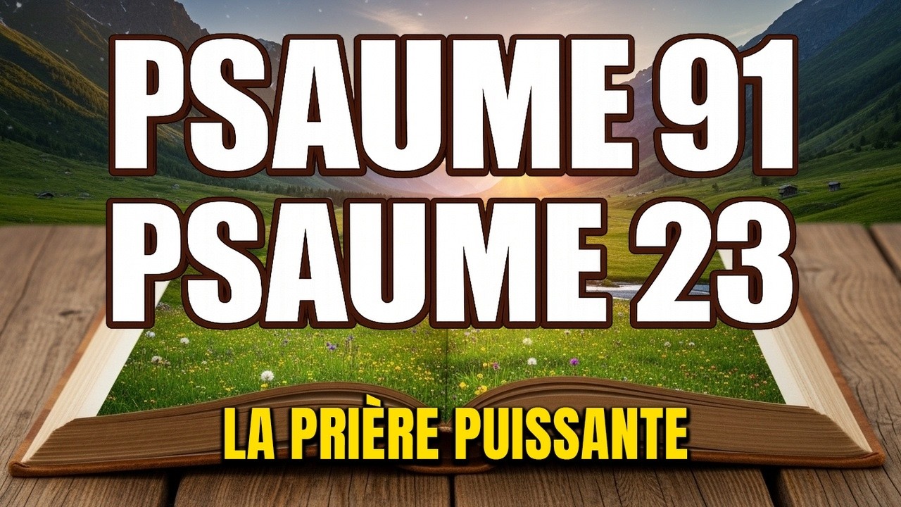 PRIÈRE DU JOUR 10 MARS – PSAUME 91 et PSAUME 23–Les deux PRIÈRES LES PLUS PUISSANTES de la BIBLE