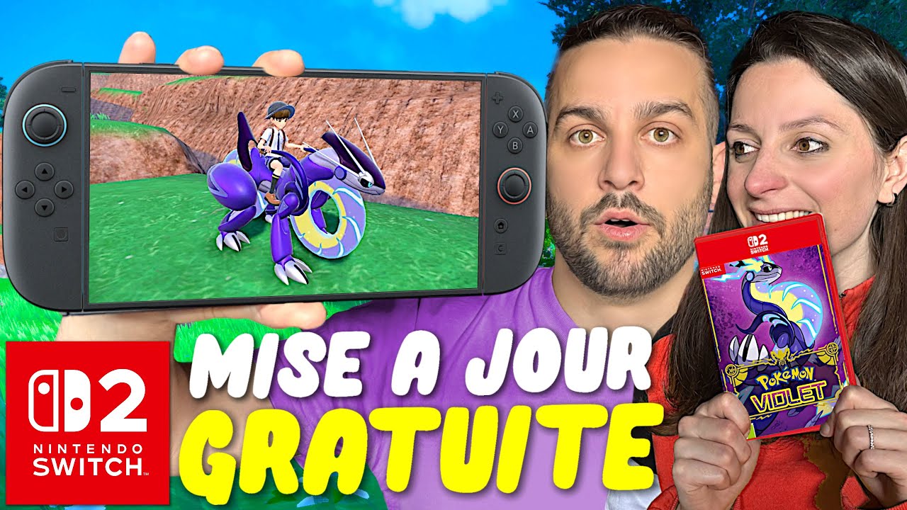 POK&Eacute;MON sur NINTENDO SWITCH 2 ! ( Mise &agrave; Jour Gratuite 4K 60fps )