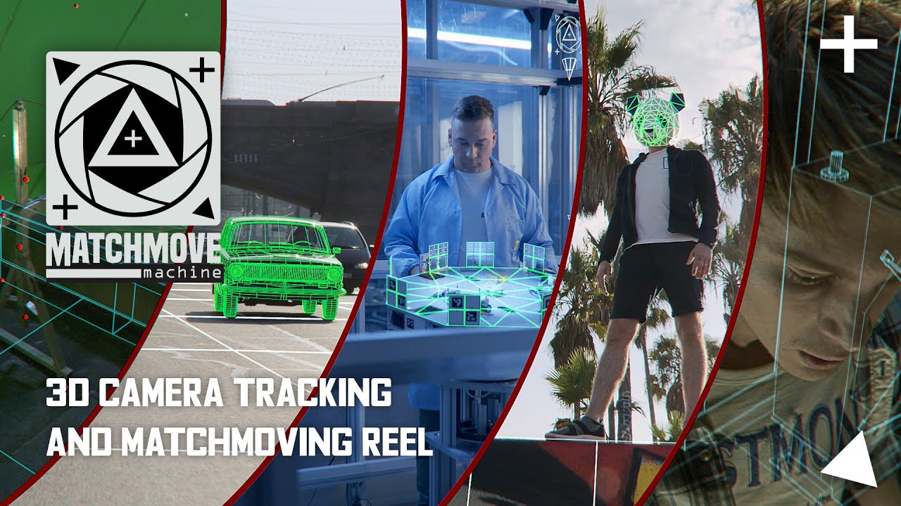 3D Camera tracking and Matchmoving reel by Matchmove machine