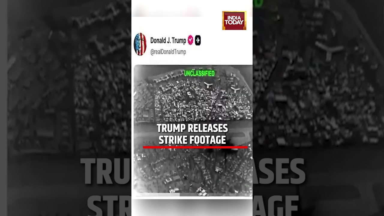 Trump Releases Footage Of US Bombing Iran&rsquo;s Kharg Island Oil Hub #trump #iranwar #usiranwar
