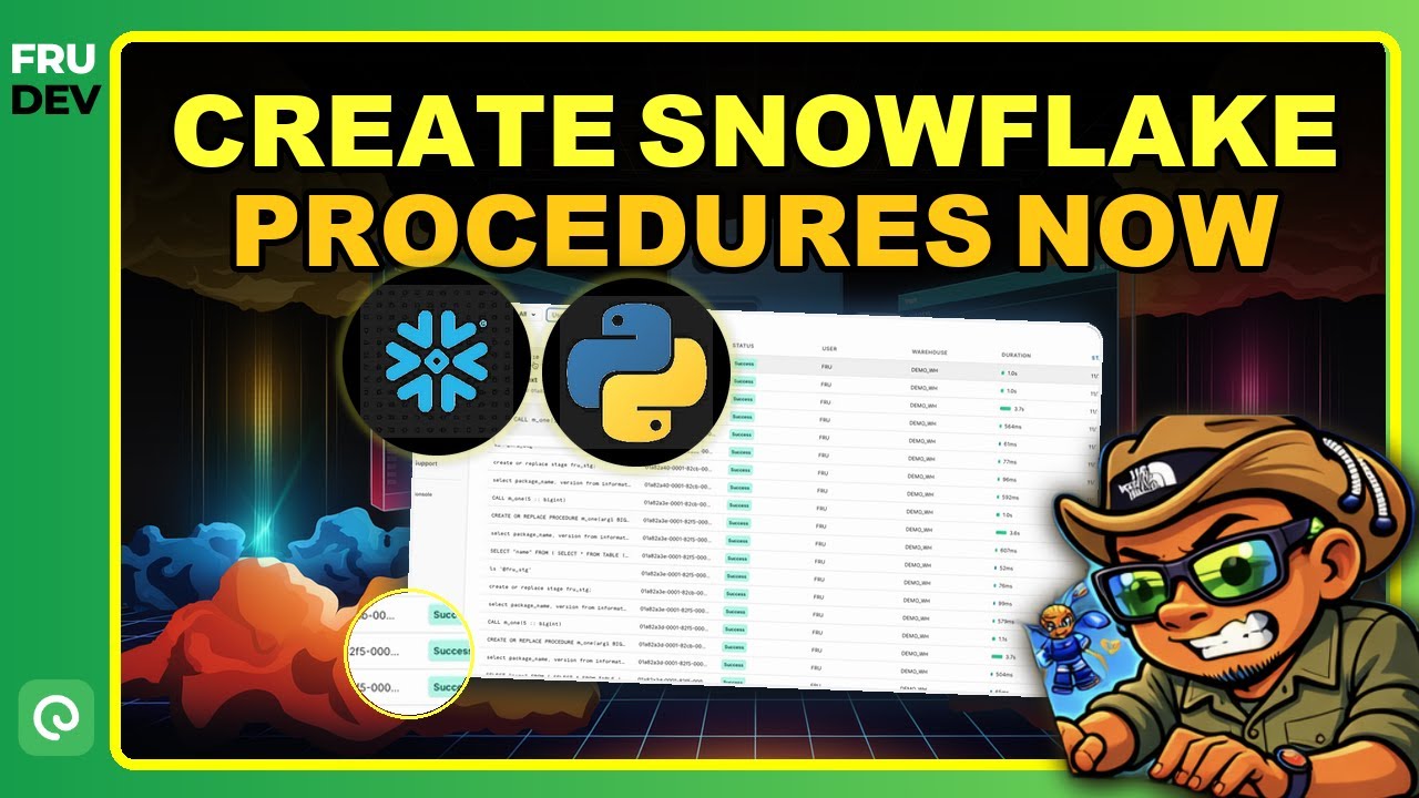 Демонстрация Snowpark // Создание и работа с хранимыми процедурами Snowflake Snowpark Python | De...