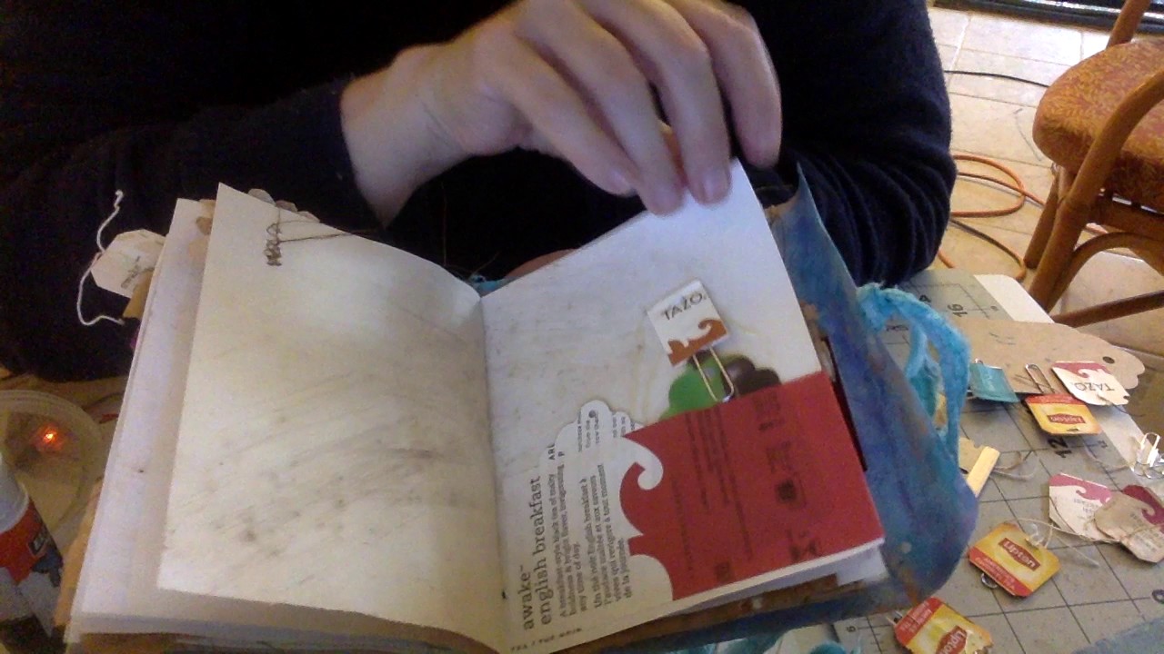 Trashy Tea Junk Journal Flip Through