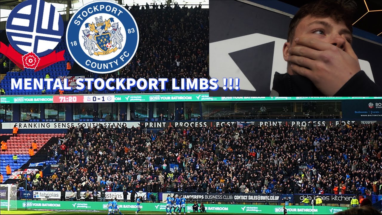 ABSOLUTELY MENTAL STOCKPORT COUNTY LIMBS AS BOLTON GET BEAT 1-0 IN TIGHT PROMOTION CLASH !!! BOLTON