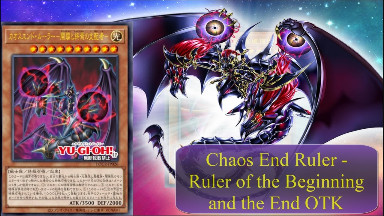 Chaos End Ruler - Ruler of the Beginning and the End OTK DECK!!! Feat. Fiendsmith Kashtira!!!