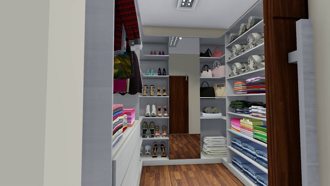 Projeto de uma Suíte com closet