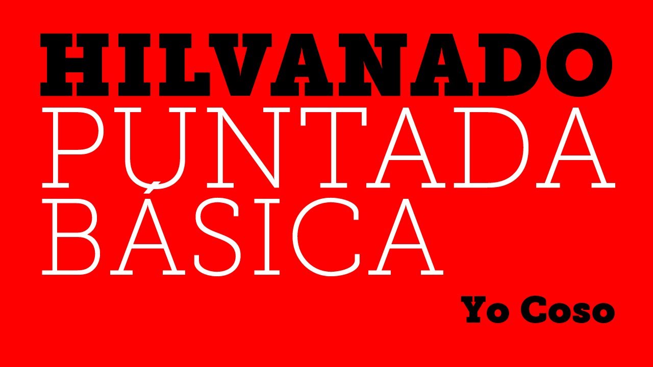 Hilvanar: Puntada Básica de Hilvan