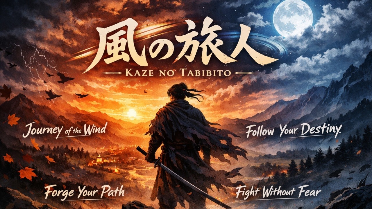 Destinado al poder⛩️🍃 - opening - Viajando sin rumbo, siguiendo el viento x anime-style