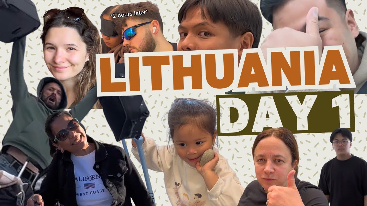 Family Adventure in Lithuania | 3 Filipino-Lithuanian Couples | Day 1 Vilnius Old Town & Delanos