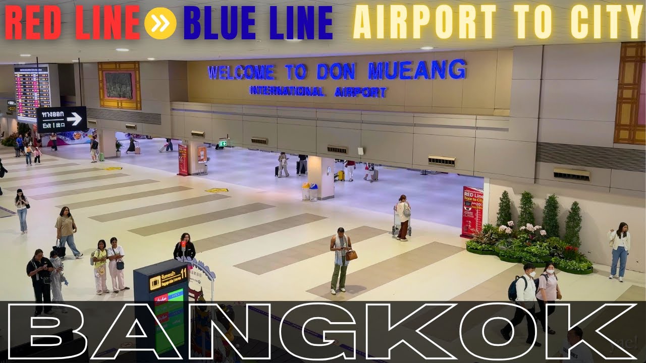 ✈️ From Don Mueang Airport to Silom by Train &ndash; Bangkok Public Transport Adventure 🇹🇭 - yea!