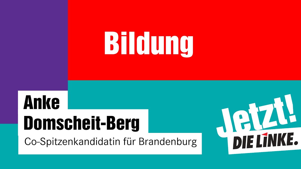 BTW21: Anke Domscheit-Berg zu Bildung im Wahlprogramm DIE LINKE