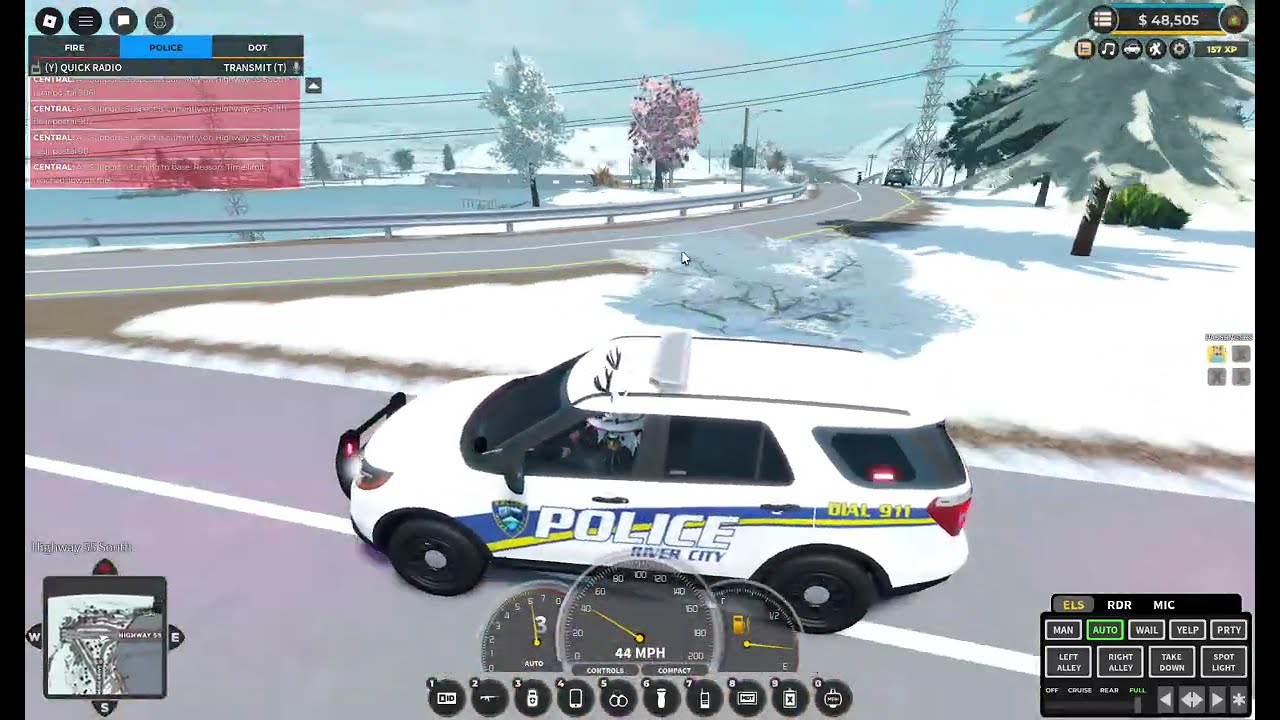 Becoming a Cop in Emergency Response: Liberty County, Roblox.