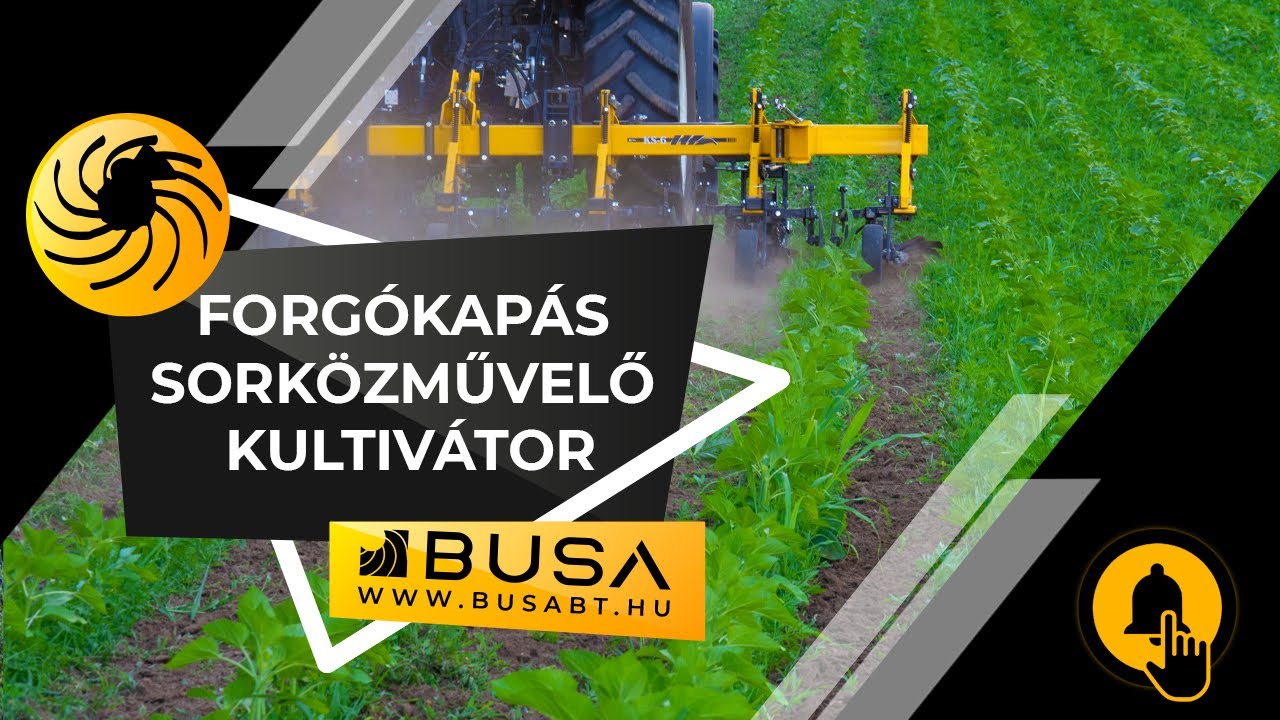 Busa Forgókapás Sorközművelő Kultivátor