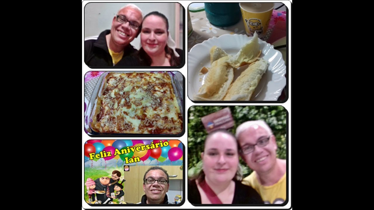 Vlog Aniversário do Ian/Café da Manhã/Almoço Fazendo Lasanha e Muito Mais