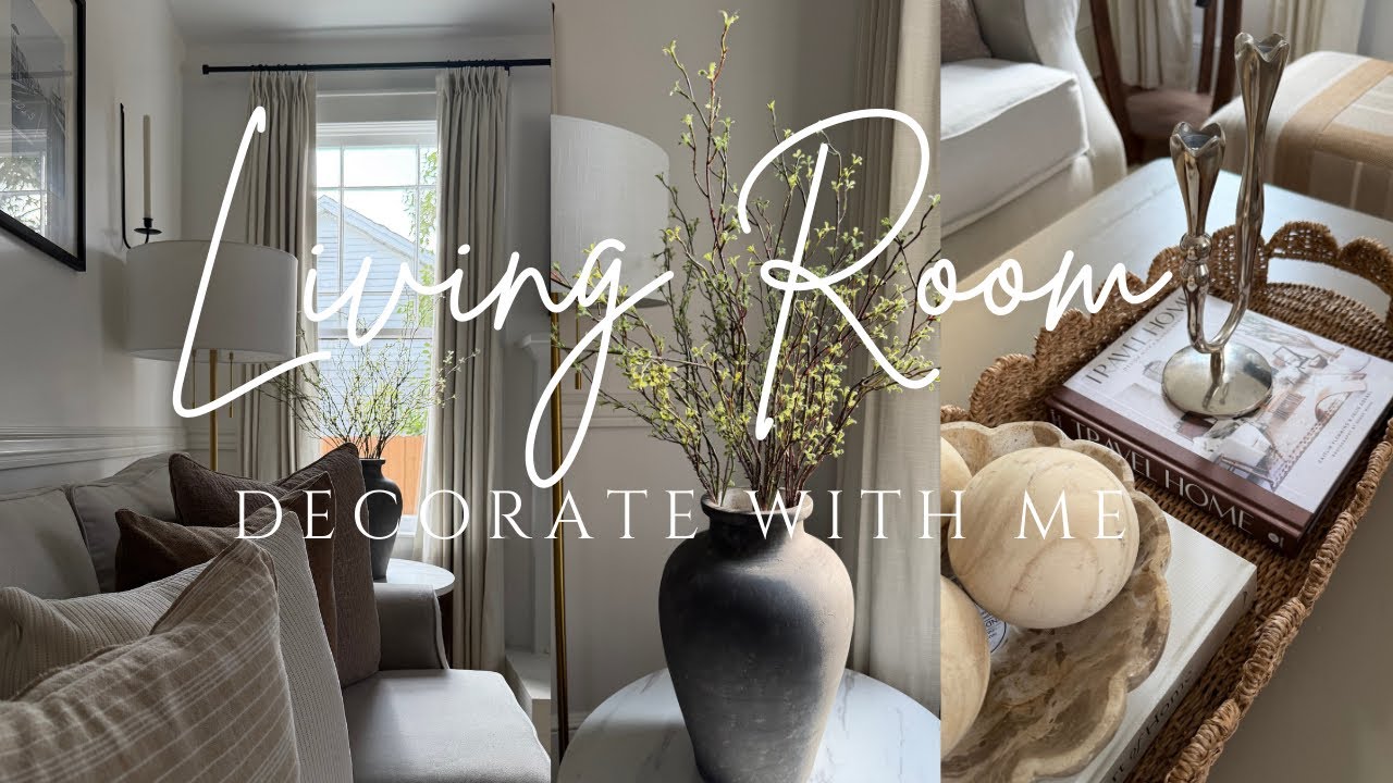 Modern Minimalist - Living Room - Decorate With Me  