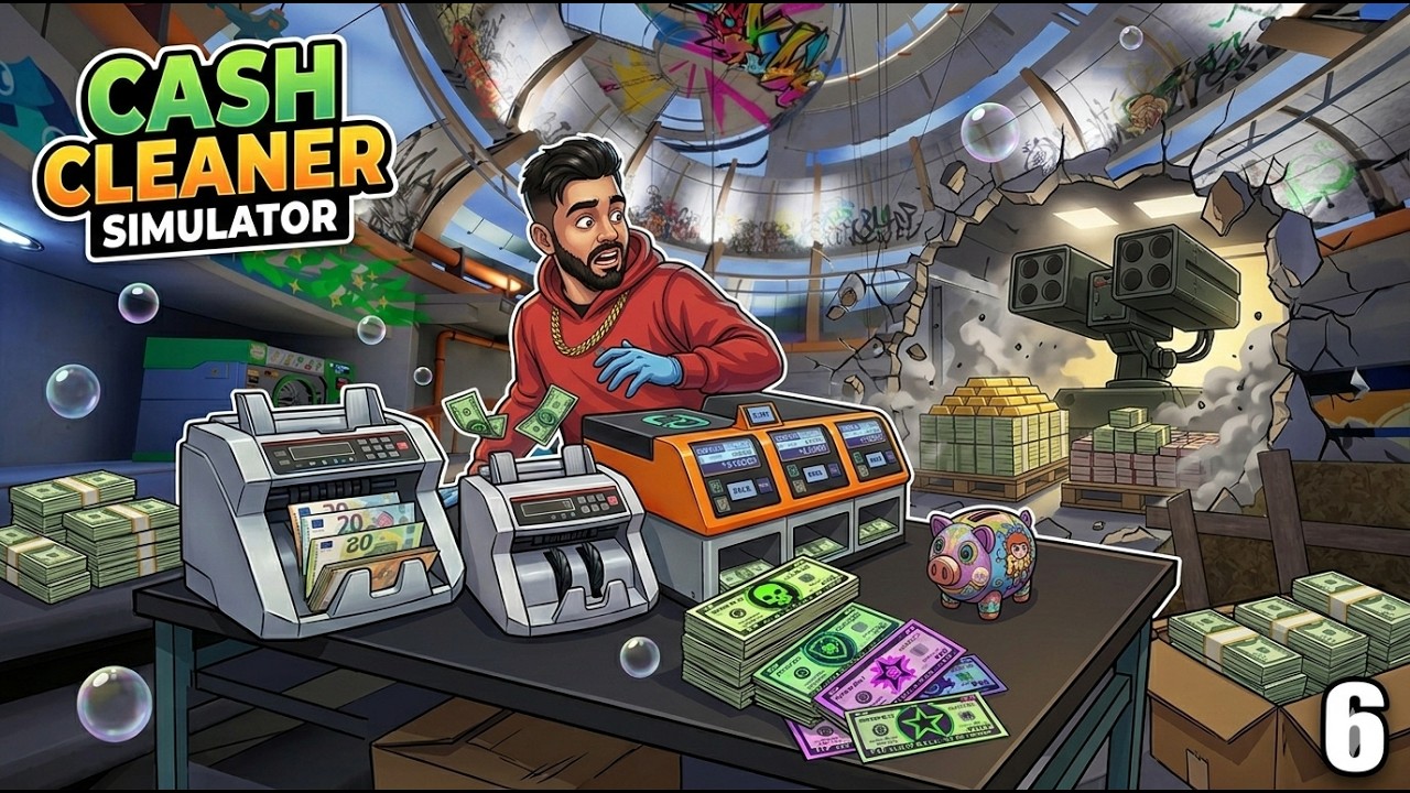 We Found A MISSILE LAUNCHER Hidden In A Secret Vault... (Cash Cleaner Simulator #6)