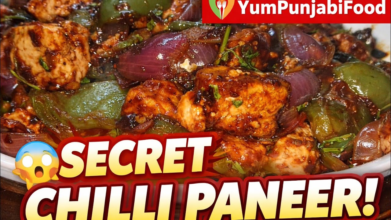 Restaurant Style Chilli Paneer Recipe 🔥 | Easy Indo-Chinese Chilli Paneer at Home