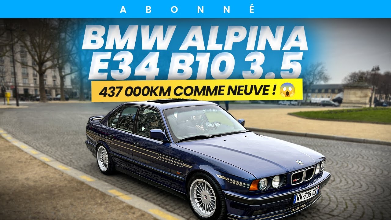 Il achète une BMW Alpina B10 E34 avec 437 000 km qui est comme neuve ! Son propriétaire raconte !