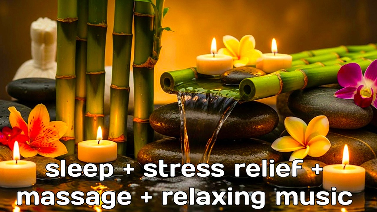 Cleanse Negative Energy ✨ Soothing Massage Music for Deep Sleep & Anxiety Relief