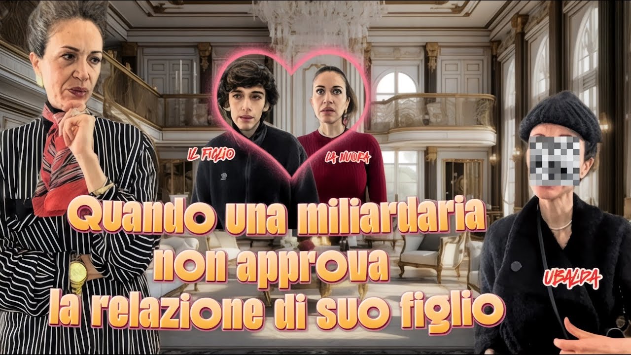 🤣quando una miliardaria non approva la relazione di suo figlio🤣