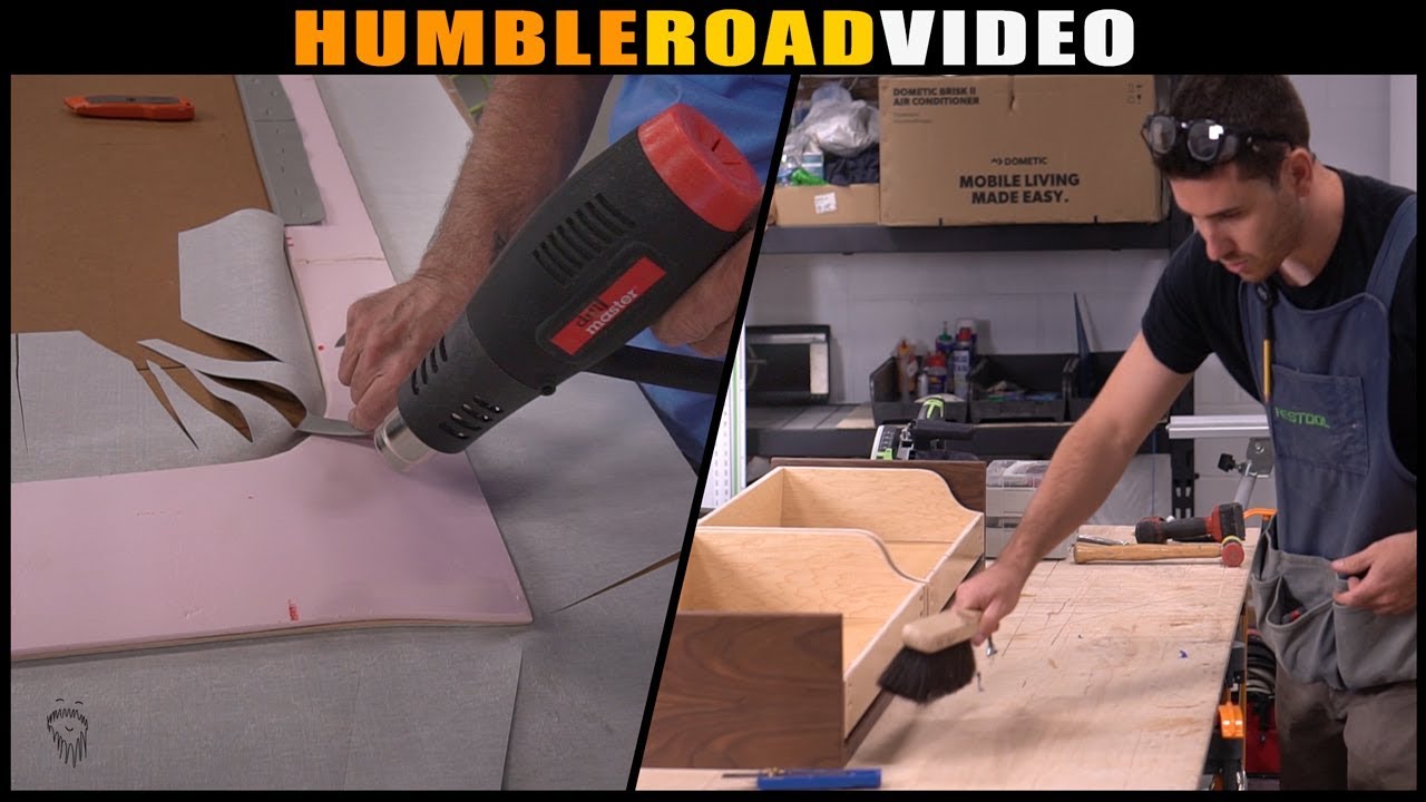 Van builder reveals how to wrap wall panels
