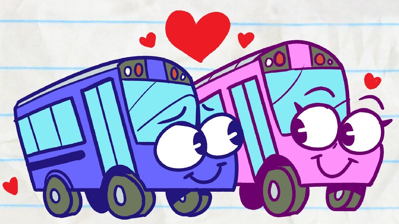 Pencilmate's Bus in Love and MORE Pencilmation! | Animation | Cartoons | Pencilmation