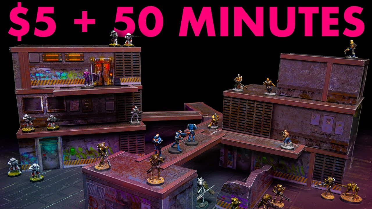 Build a whole gaming table for $5 in UNDER AN HOUR!