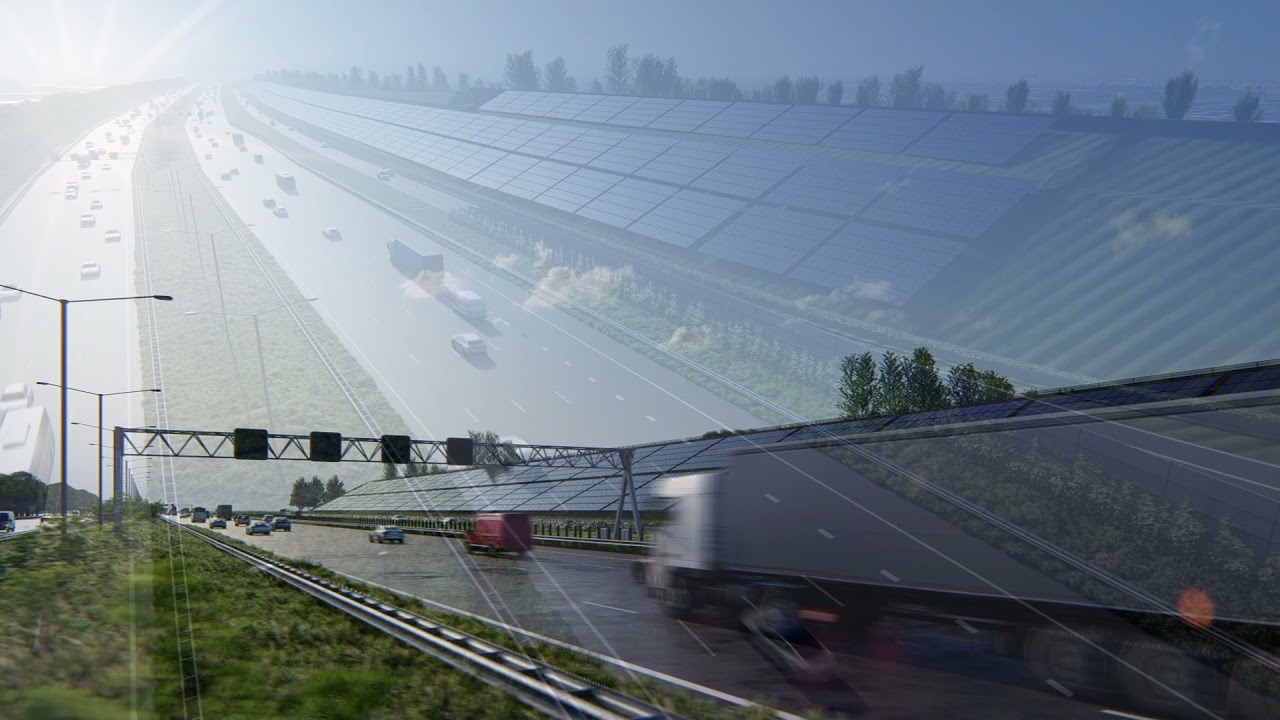Zonne geluidswal A12 - Utrecht, SUNROCK