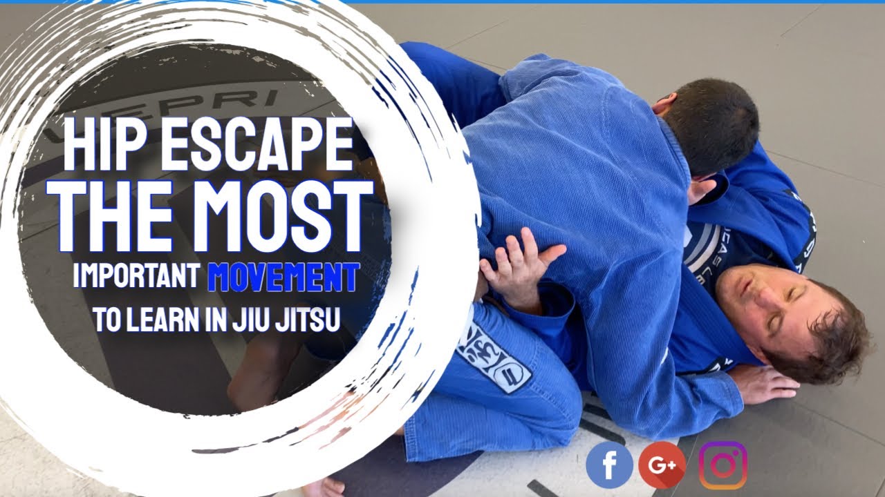 BJJ For Beginners: How to Hip Escape    (the most important movement you will ever learn in BJJ)