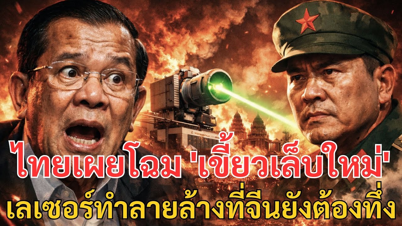 เขมรผวา! ไทยเผยโฉม 'เขี้ยวเล็บใหม่' เลเซอร์ทำลายล้างที่จีนยังต้องทึ่ง พนมเปญตกอยู่ในระยะยิง!