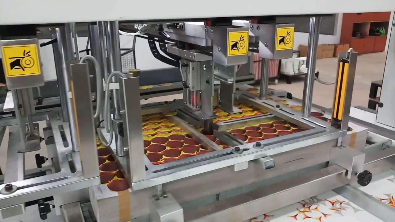 Blanking and stripping machine