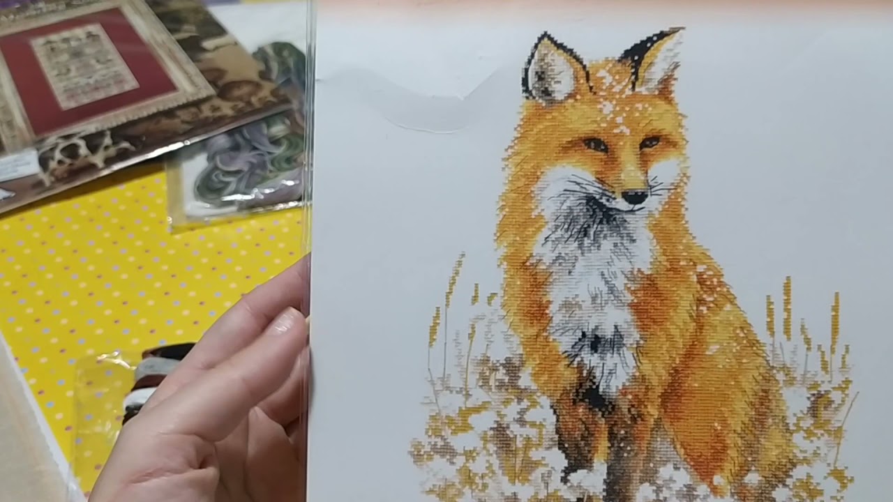 #115 Покупки наборов и схем для вышивки. Обзор набора Elsa Williams. Вышивка крестиком.