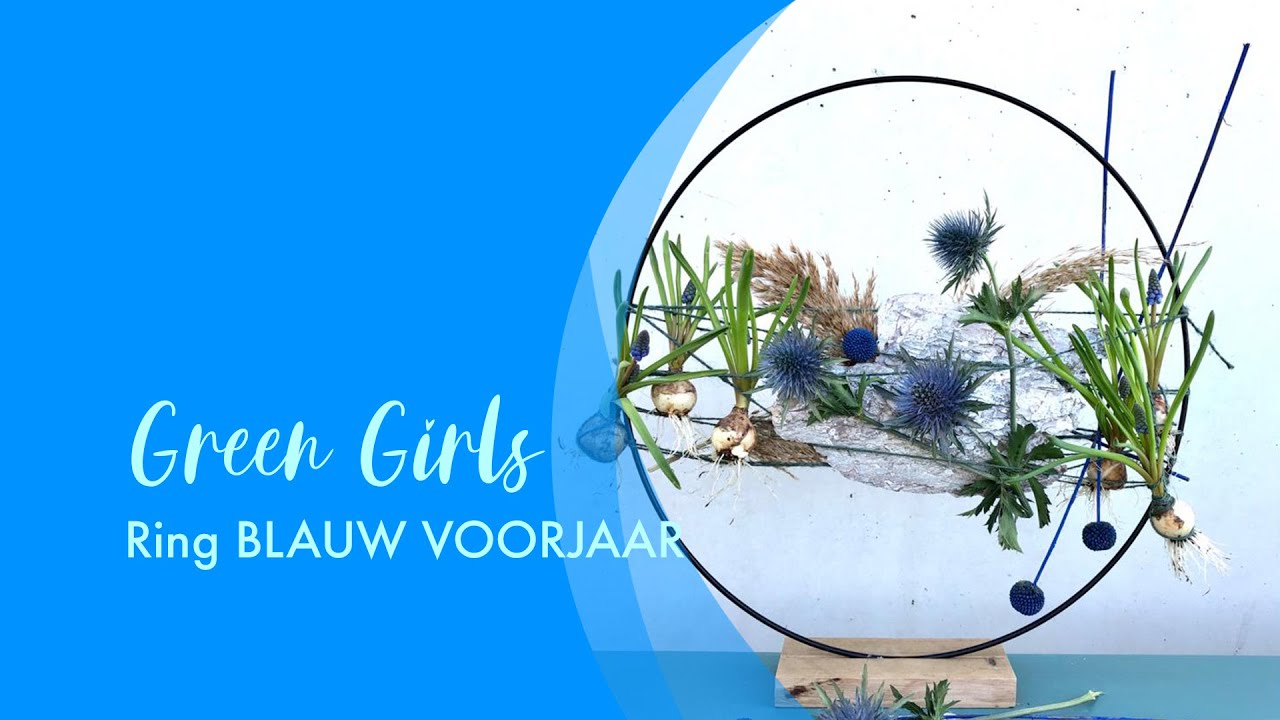 Ring BLAUW VOORJAAR | GREEN GIRLS